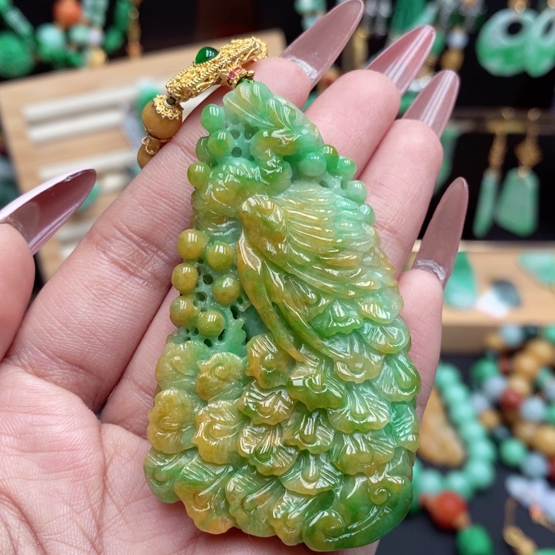 颈饰未镶嵌翡翠翡翠吊坠