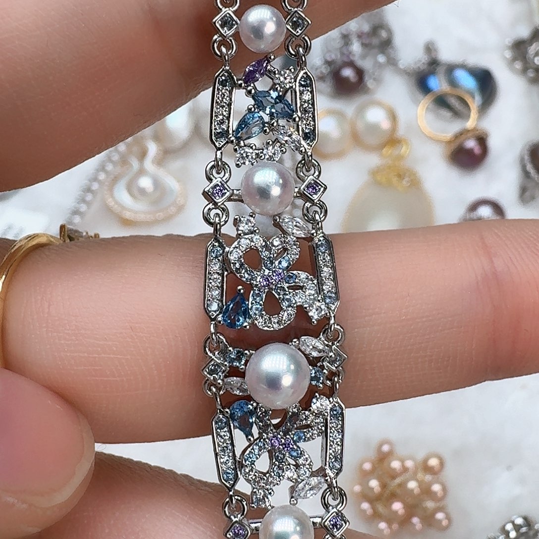 手镯未镶嵌淡水珍珠