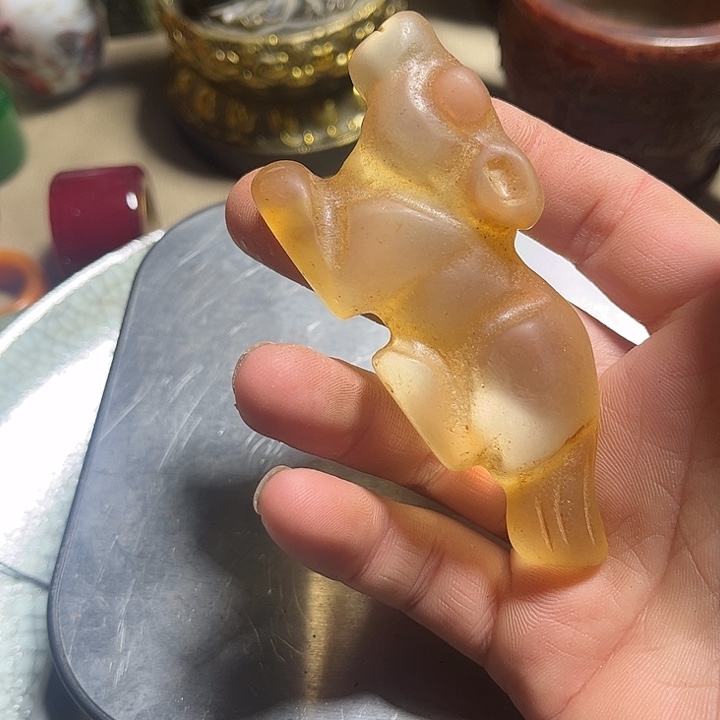 紫金钵盂菩提把件