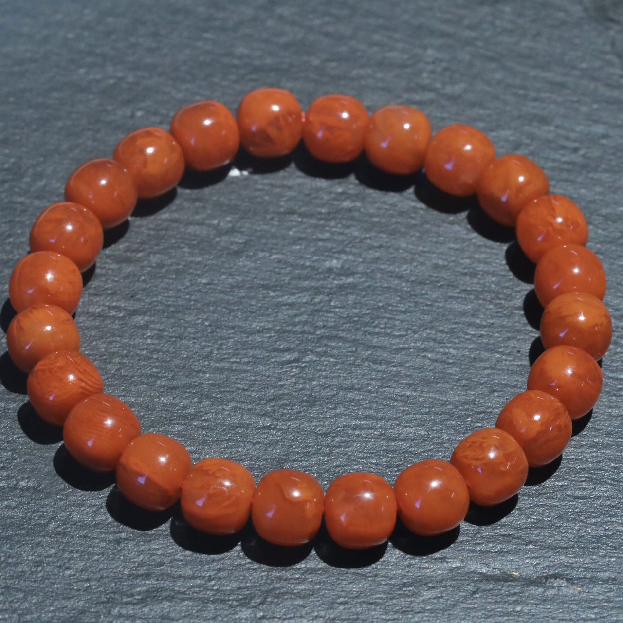 匡式珠宝 保山南红老型手串8mm+BYL-PH107(多样性发货)