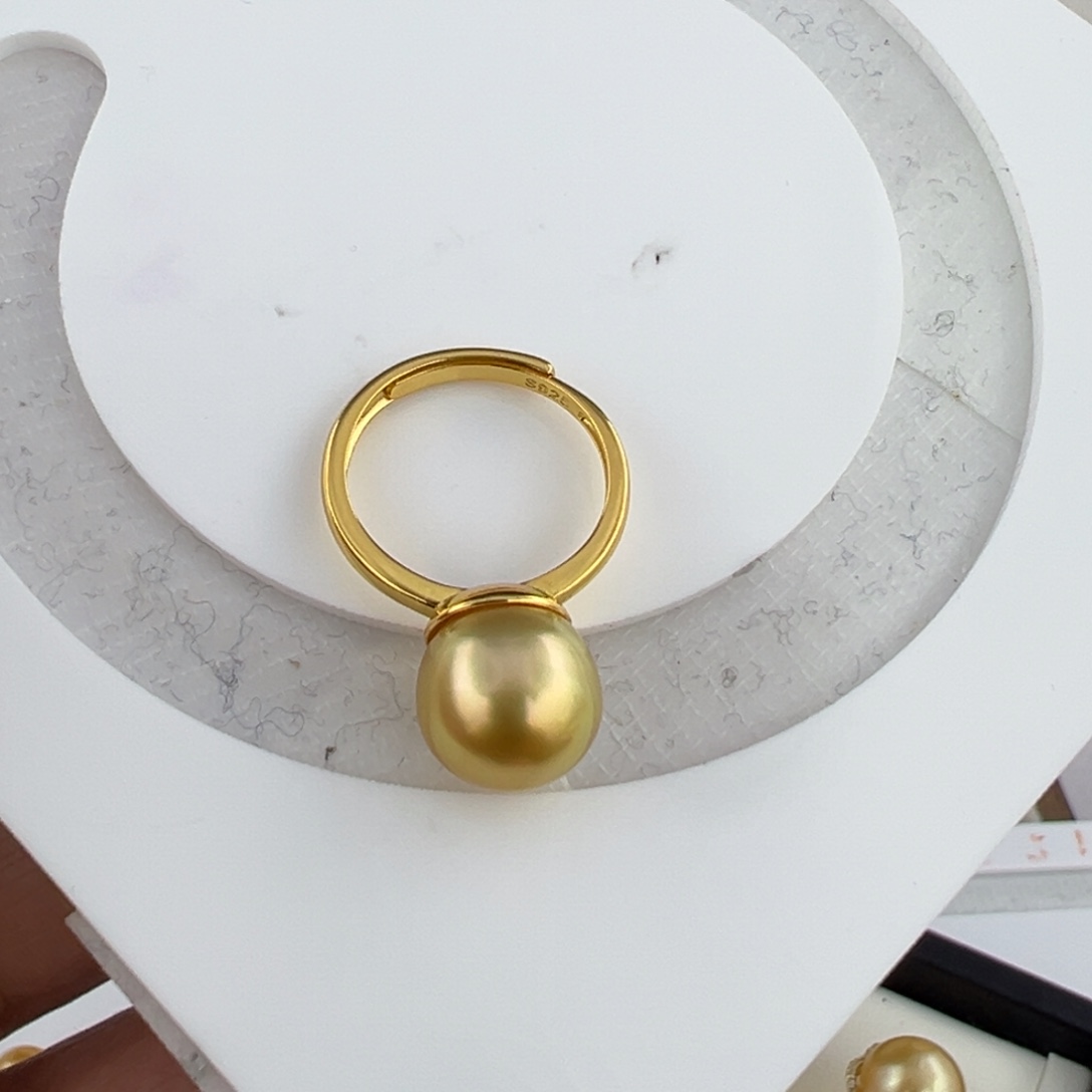 潘***y海水珍珠裸珠南洋金珠