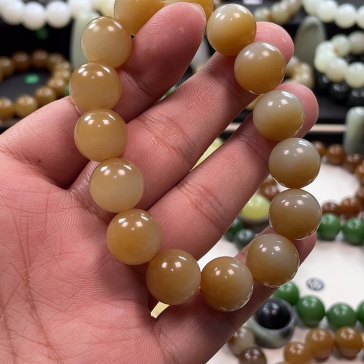 未镶嵌手串和田玉