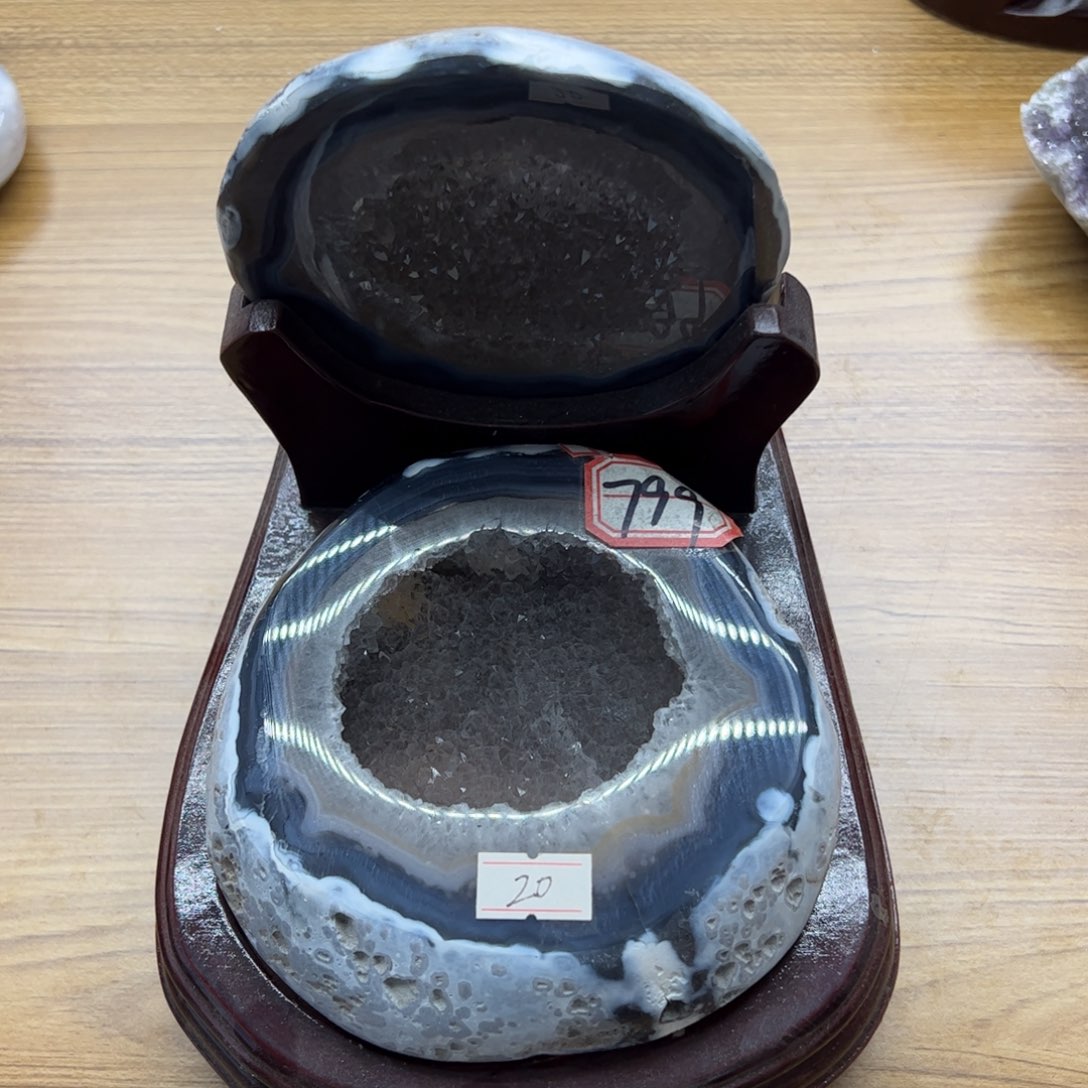 水晶水晶无镶嵌未镶嵌盆20