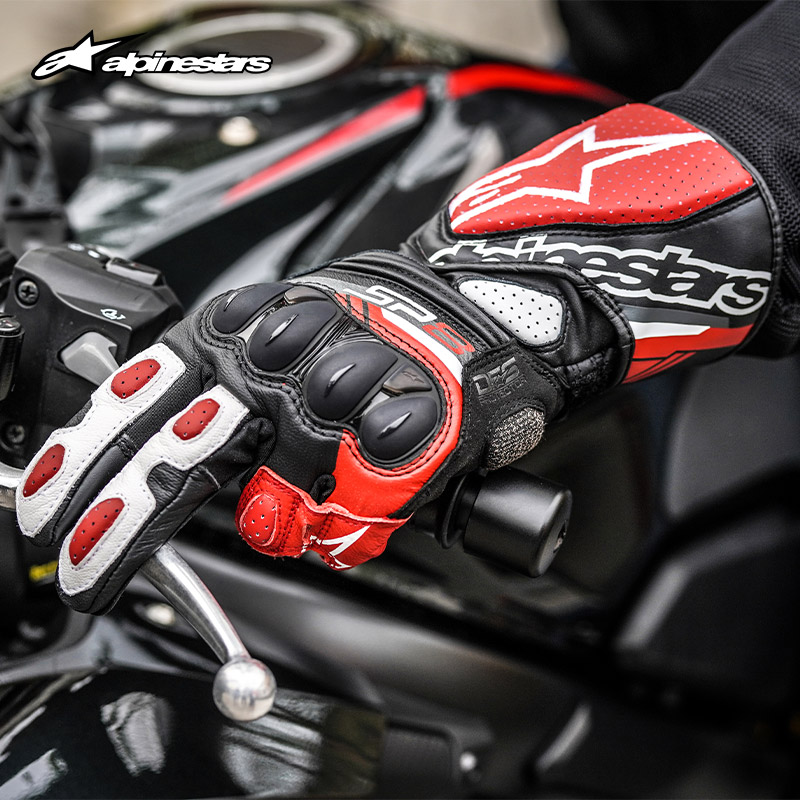 a星SP-8 V3摩托车骑行手套摩托手套男士防摔骑士机车手套皮手套男