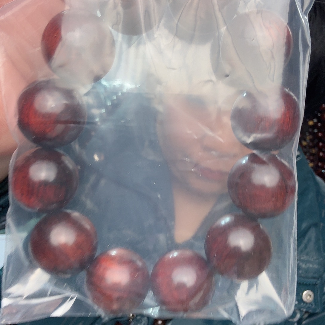 往***生维腊木（绿檀）手串2.0