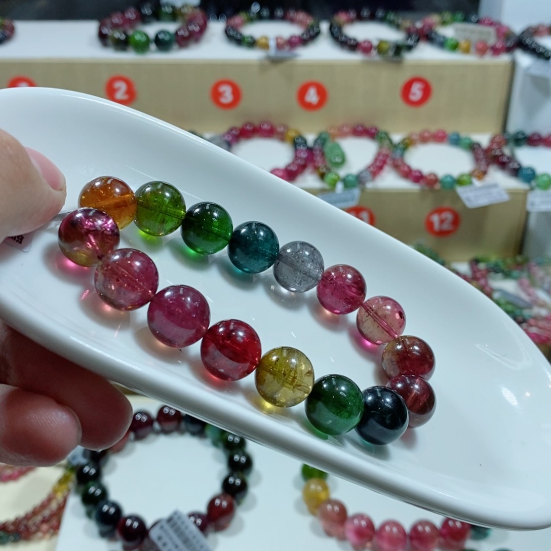 碧玺手链未镶嵌你*?碧玺