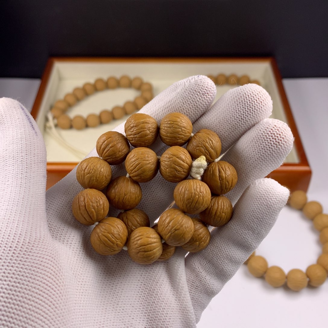 猴头核桃手串风羽