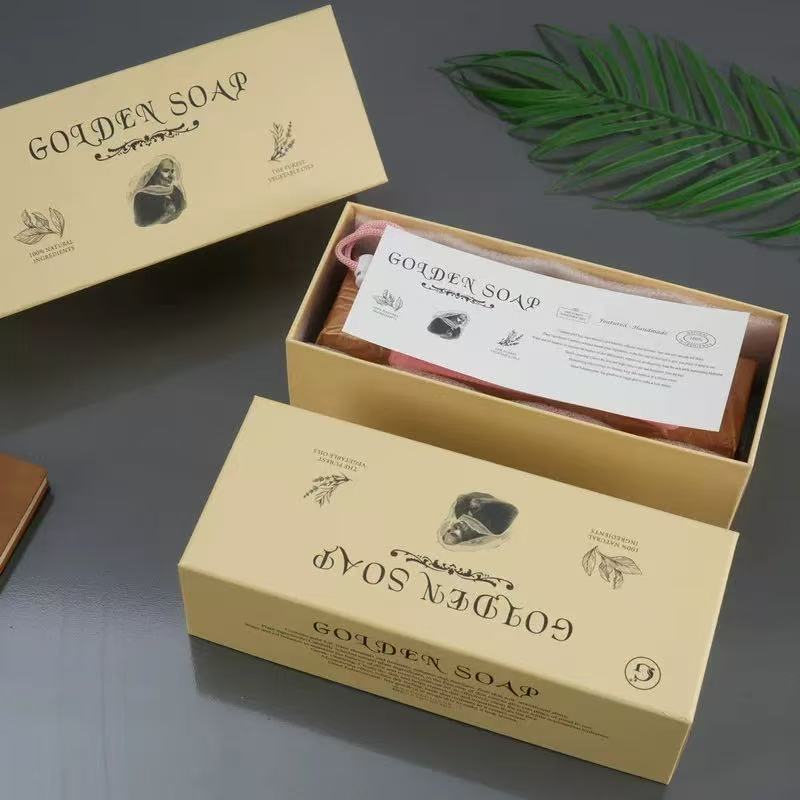 黄金香水皂净螨控油亮肤保湿精油皂洗脸洗澡手工皂