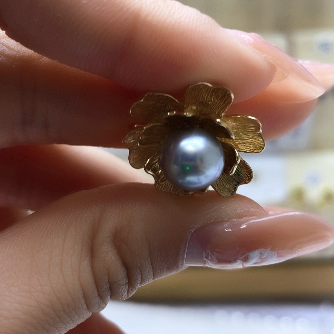 海水珍珠颈饰银S925镶嵌