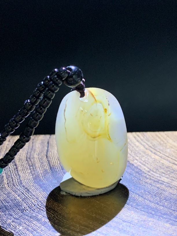 蚕丝玛瑙原石小巧吊坠挂件4711尺寸35/23/17mm