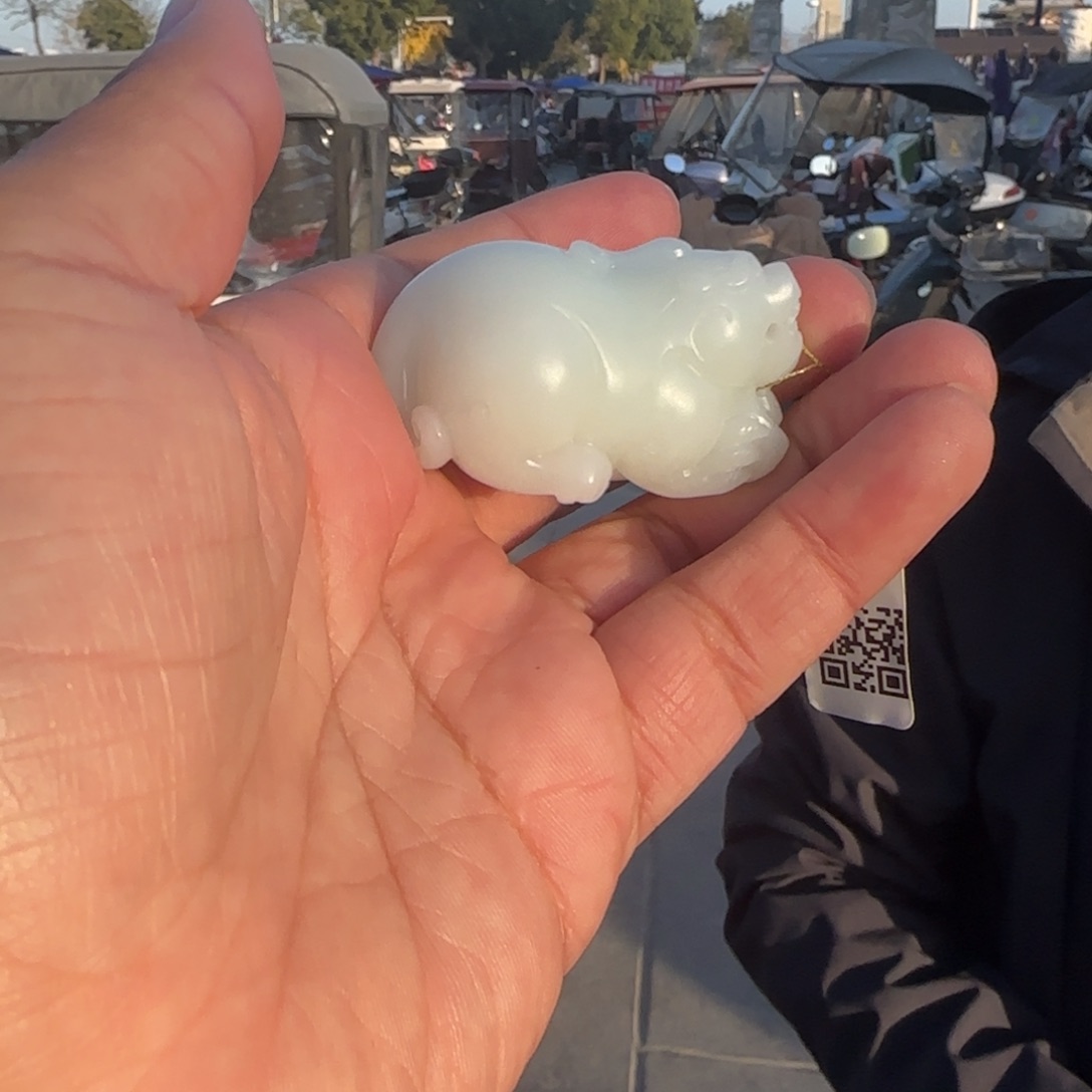 别***鲲和田玉未镶嵌颈饰