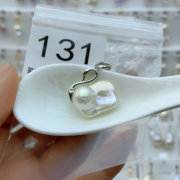 淡水珍珠颈饰银S925镶嵌