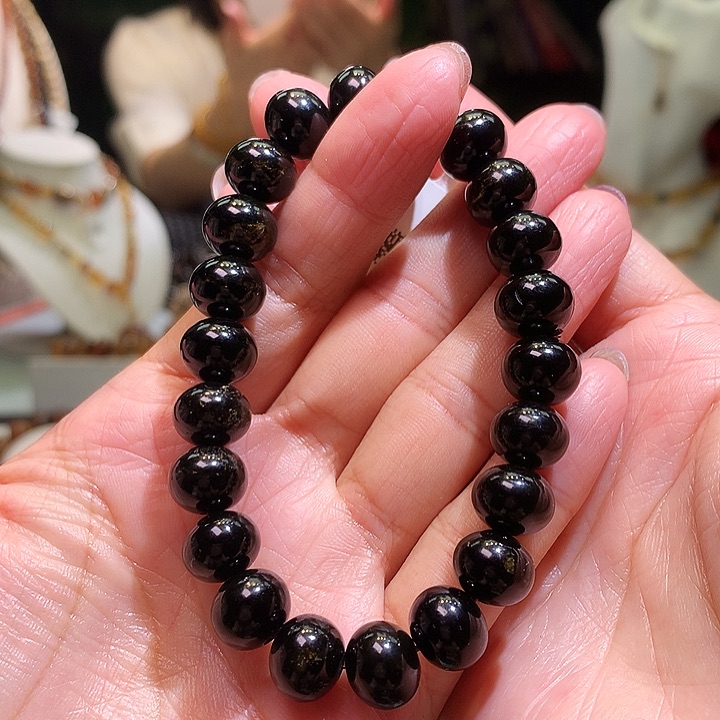 琥珀裸石未镶嵌10m满天星