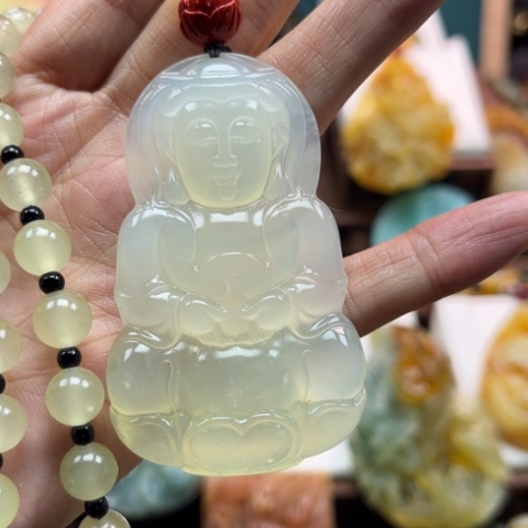 岫玉挂件未镶嵌挂件
