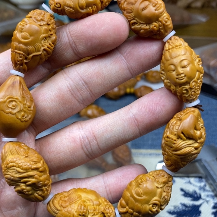 橄榄核手串/手链橄榄核雕工艺手串