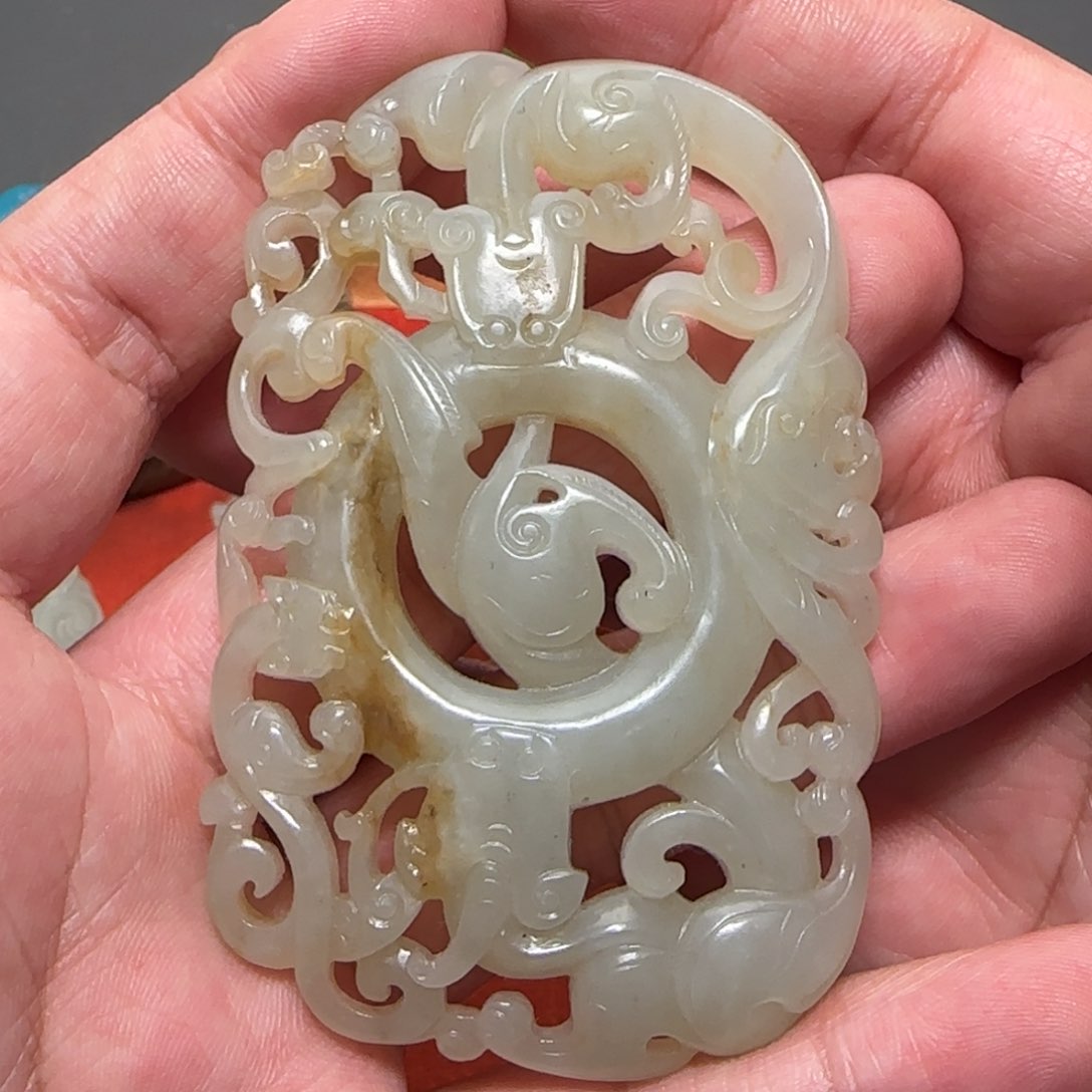 和田玉挂件未镶嵌辉*