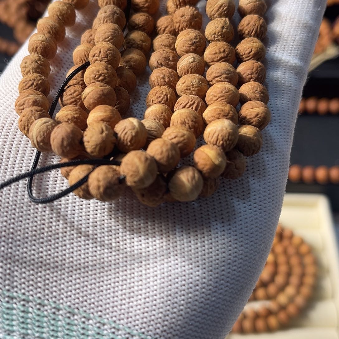 无***境木质非金属木质非金属酸枣核108 ➕6颗备籽