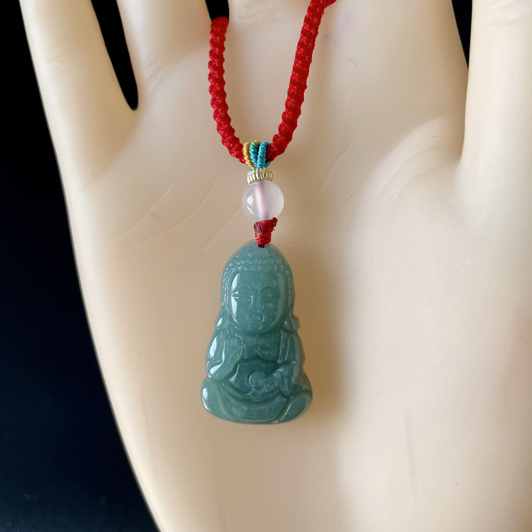 宝宝佛吊坠天然翡翠
