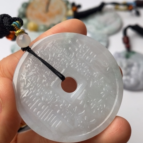 翡翠未镶嵌挂件翡翠