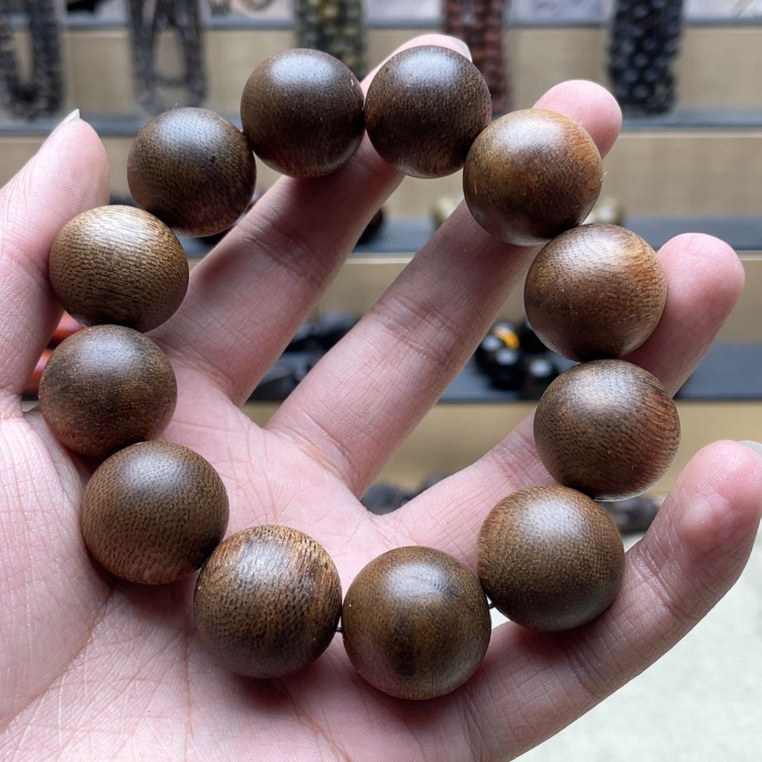 乌木类其他白奇手串1288