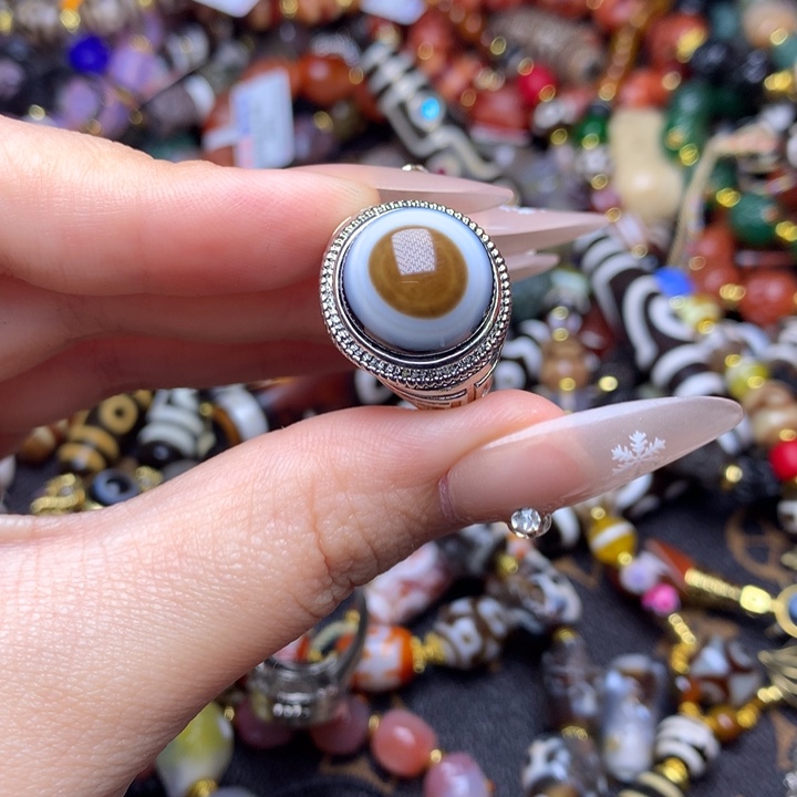 玛瑙/玉髓未镶嵌发一条