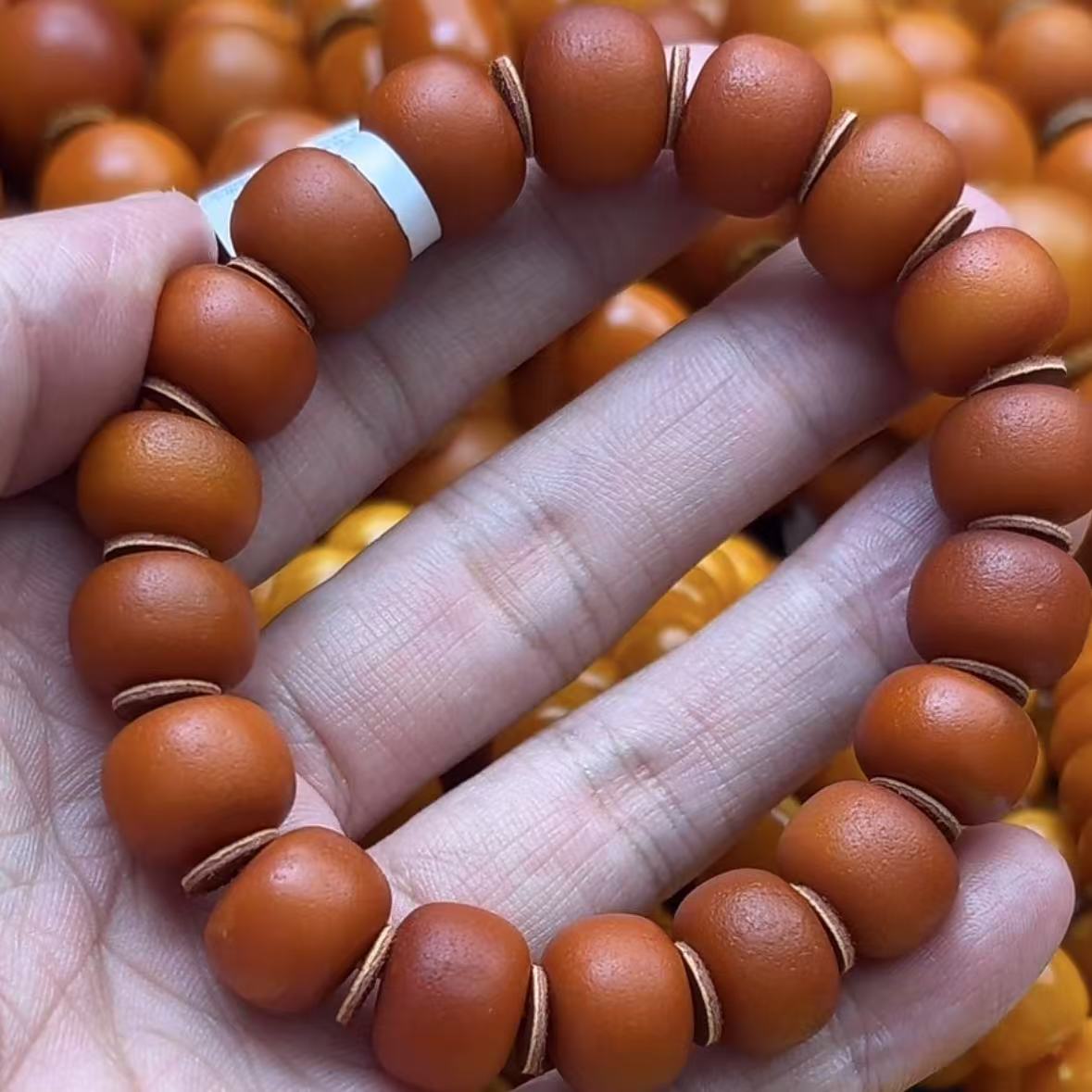 天然琥珀蜜蜡手串