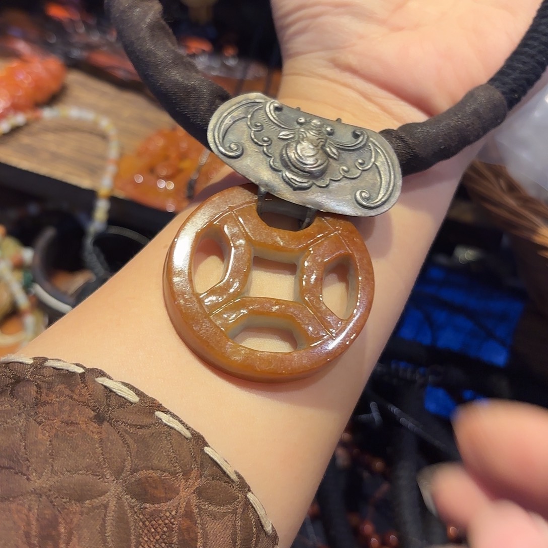 翡翠未镶嵌颈饰原创