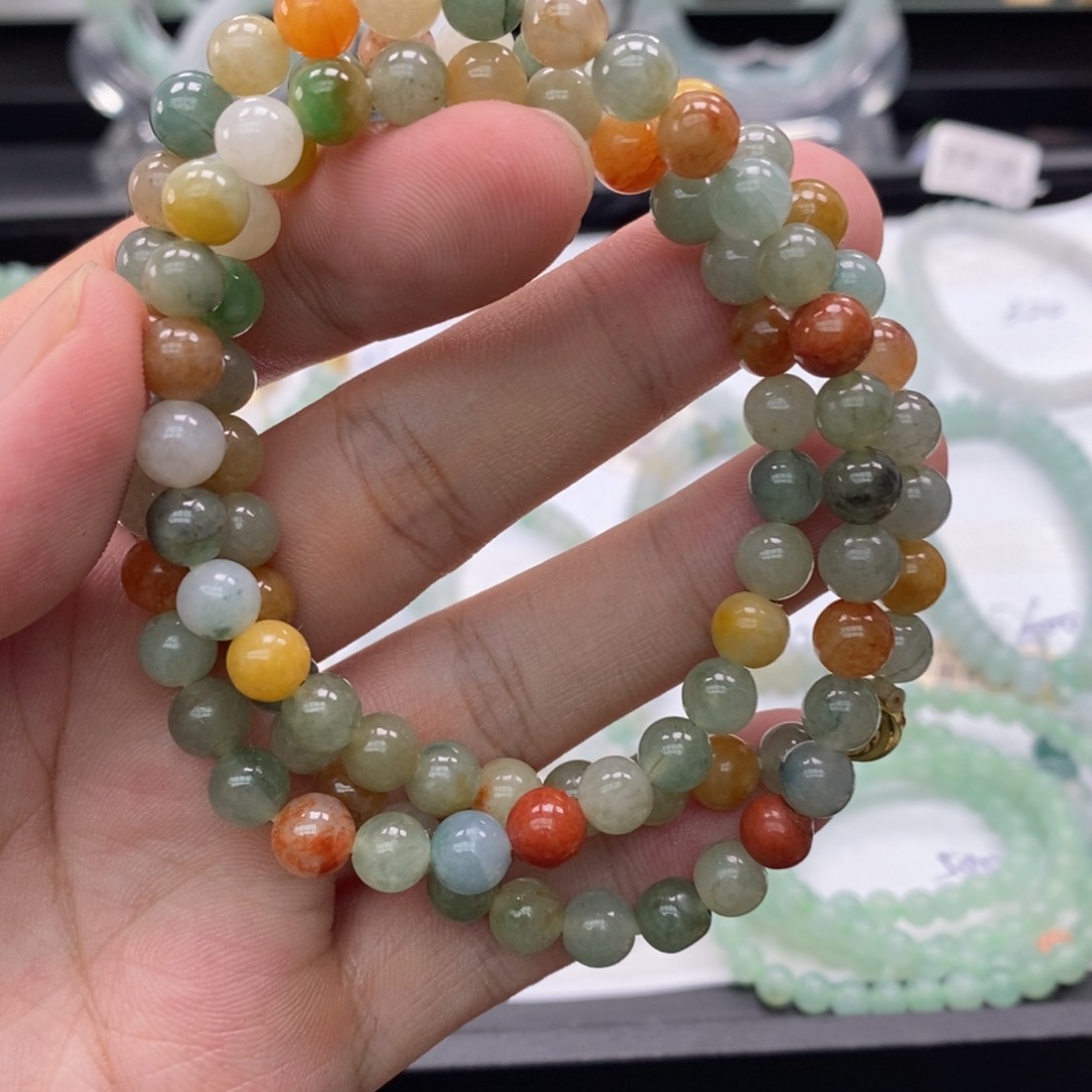 翡翠未镶嵌手镯吊坠