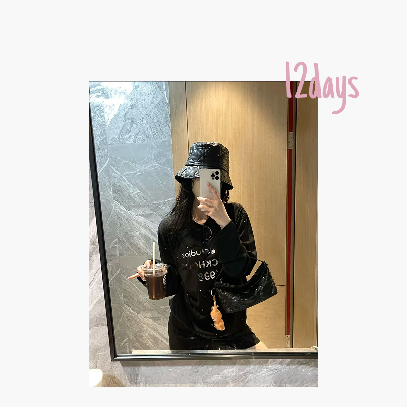 12days | 【25FW】AC北美限定两色银色字母满钻长袖 正确版 | 25177