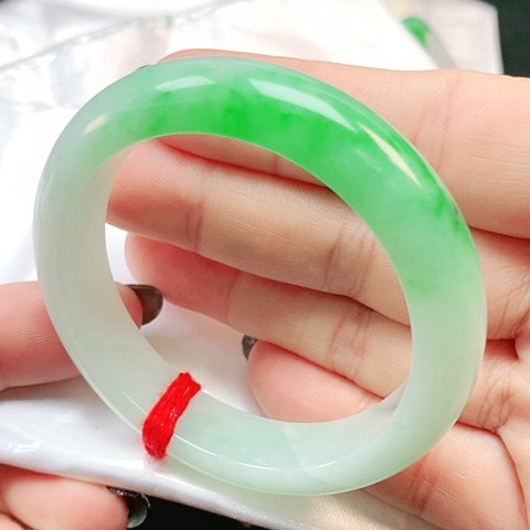 未镶嵌手镯翡翠正圈1792