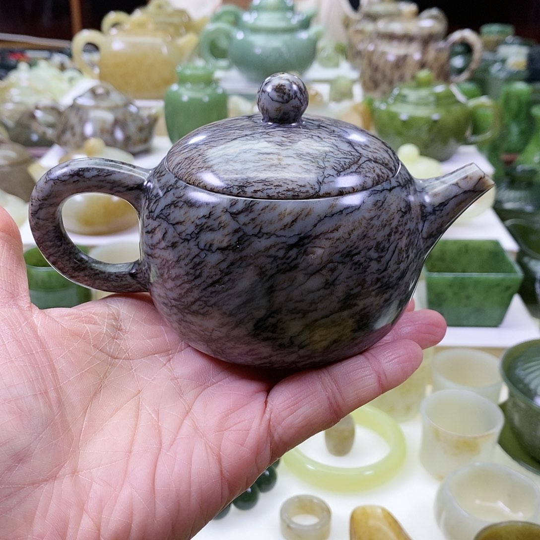 和田玉茶壶未镶嵌