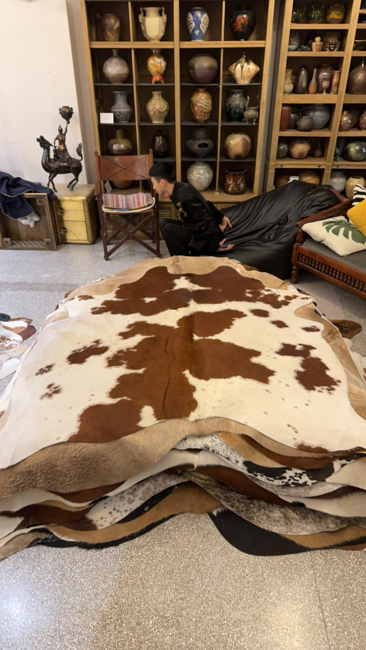 【本尼家】bn06 185*170cm专拍牛皮地毯