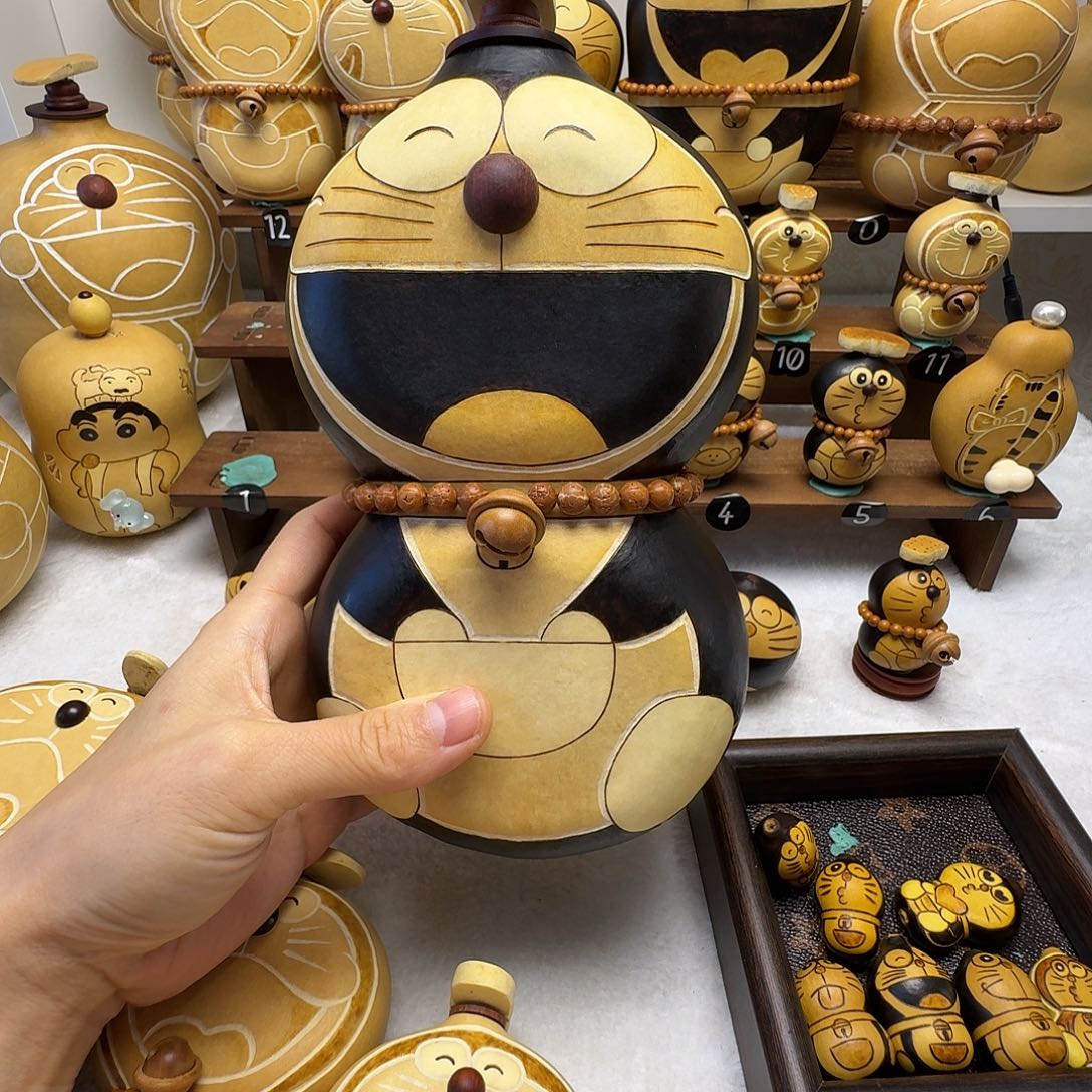 太***圆藤葫芦摆件葫芦手把件