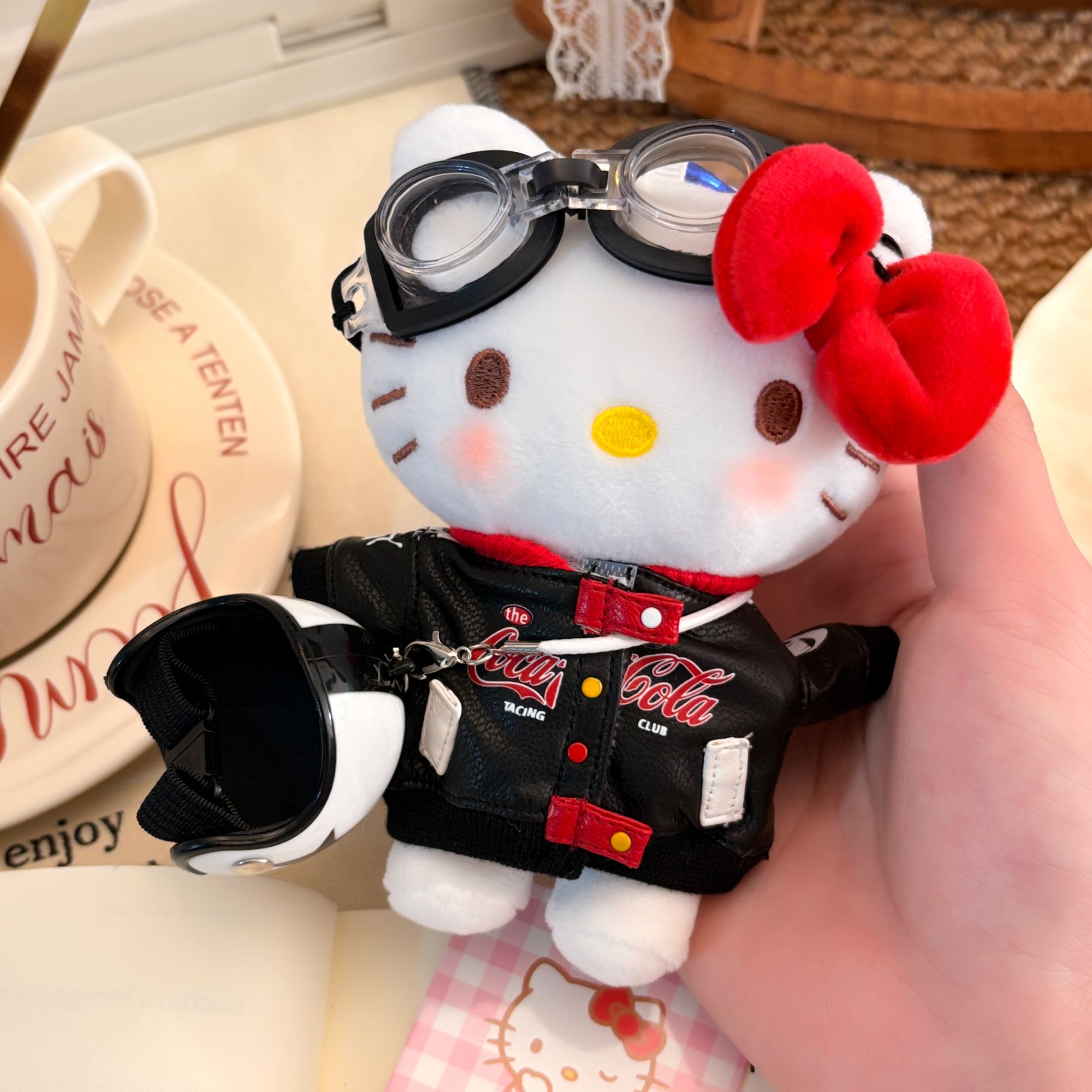正版三丽鸥Hellokitty二创可爱毛绒公仔玩偶包包挂件（200-400）