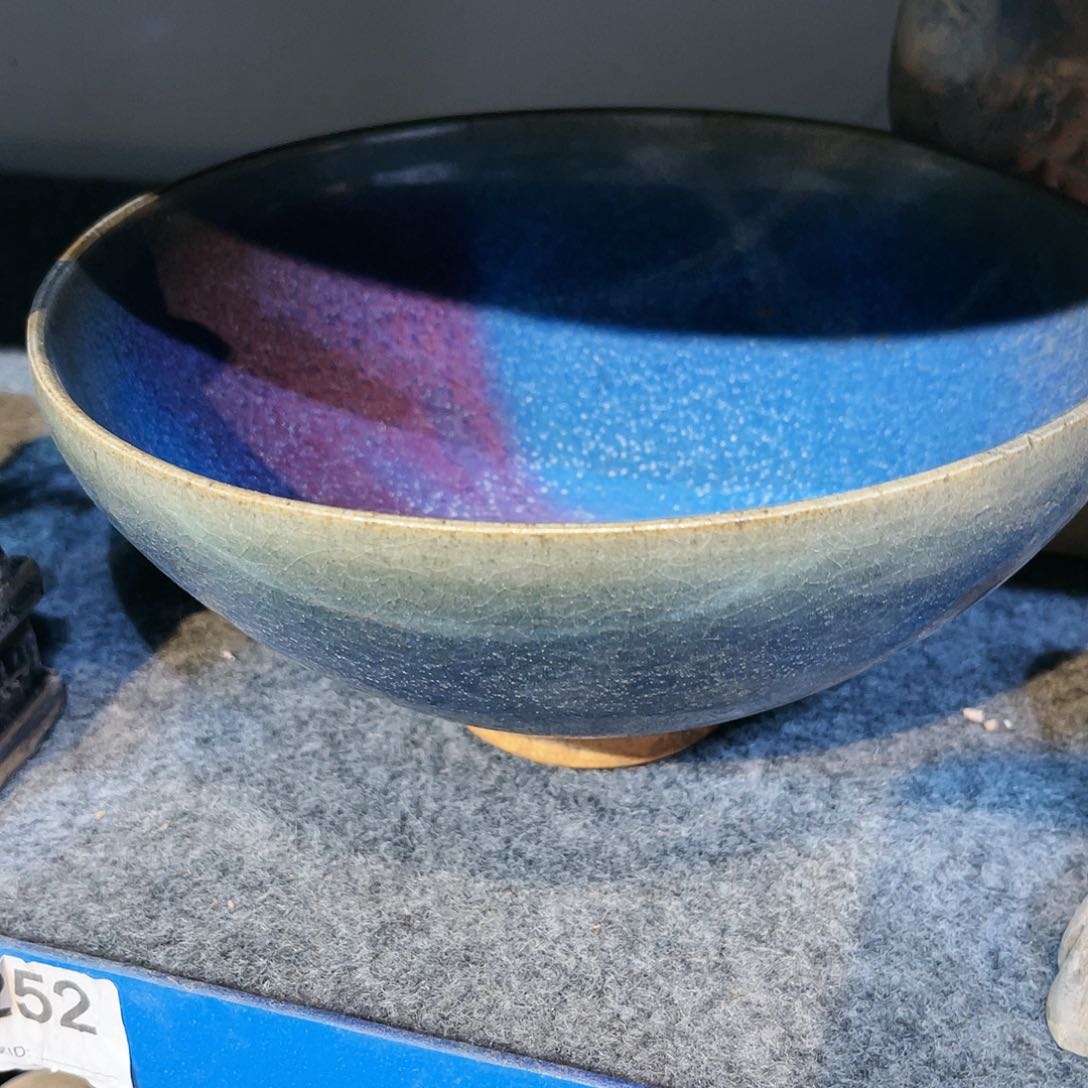 四**哥瓦当摆件茶台的
