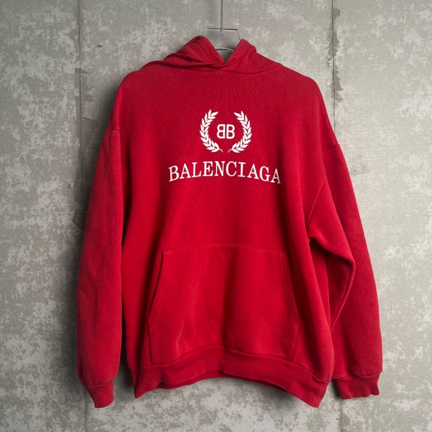 未使用 WE11 DONE M*1/巴黎世家/红色麦穗连帽卫衣/18171/JP