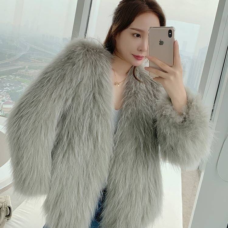 【福利价格】貉子毛编织款