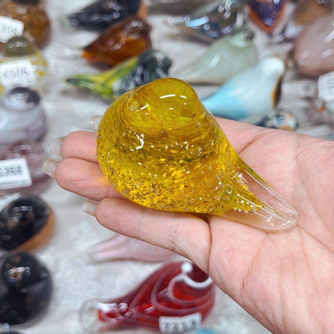 迷你鸟家悦美居琉璃摆件