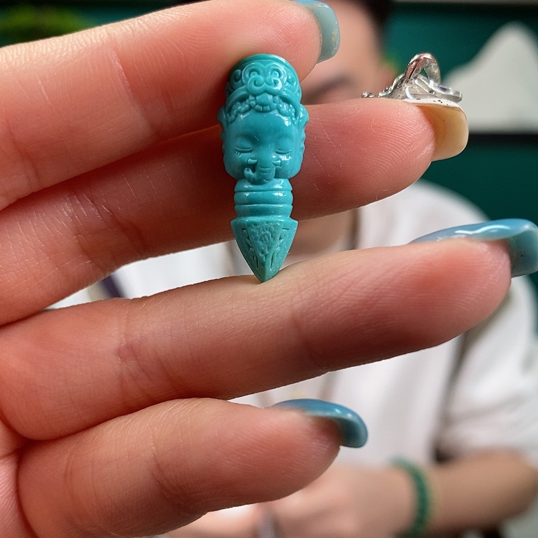 绿松石珠宝奇石未镶嵌