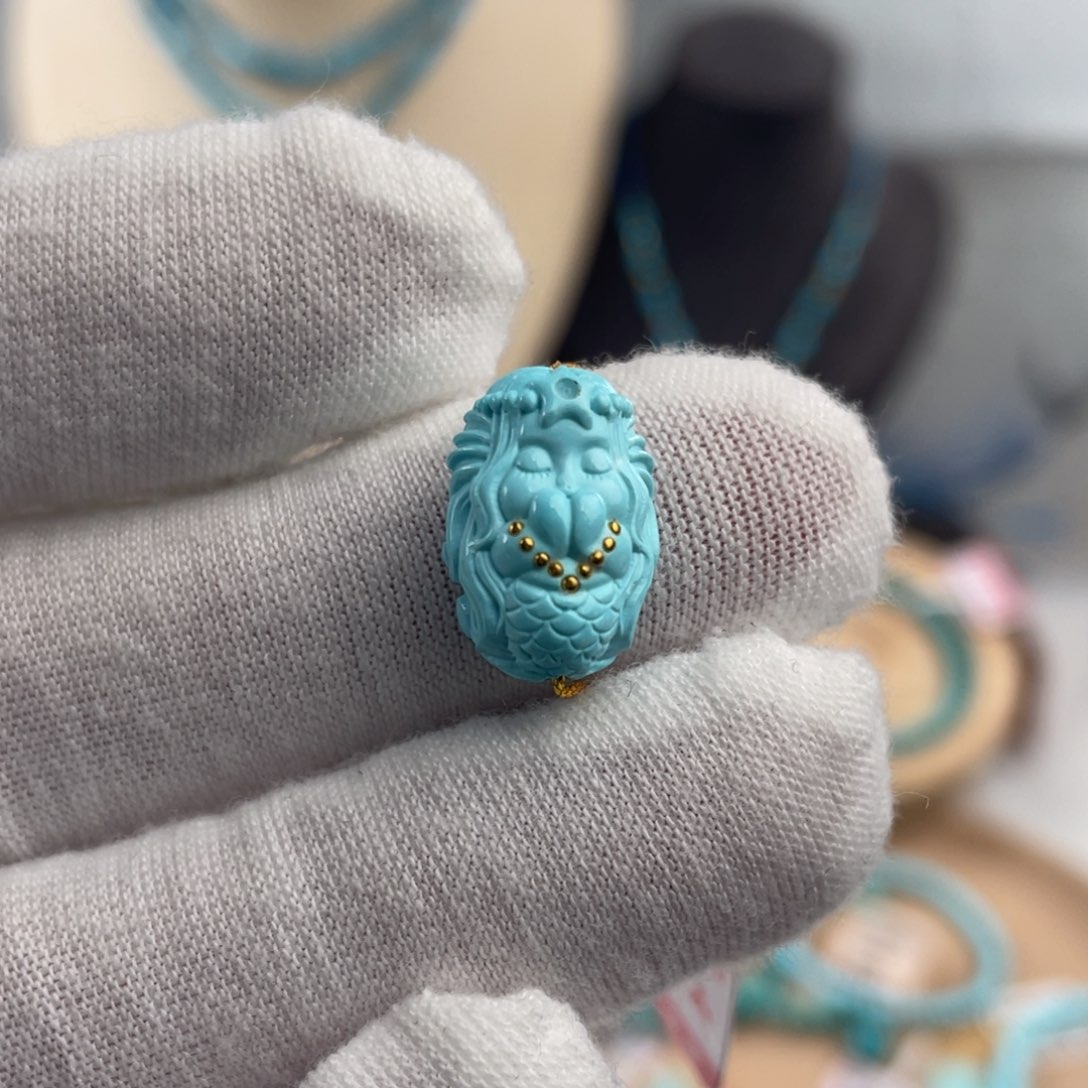 绿松石手链未镶嵌美人鱼