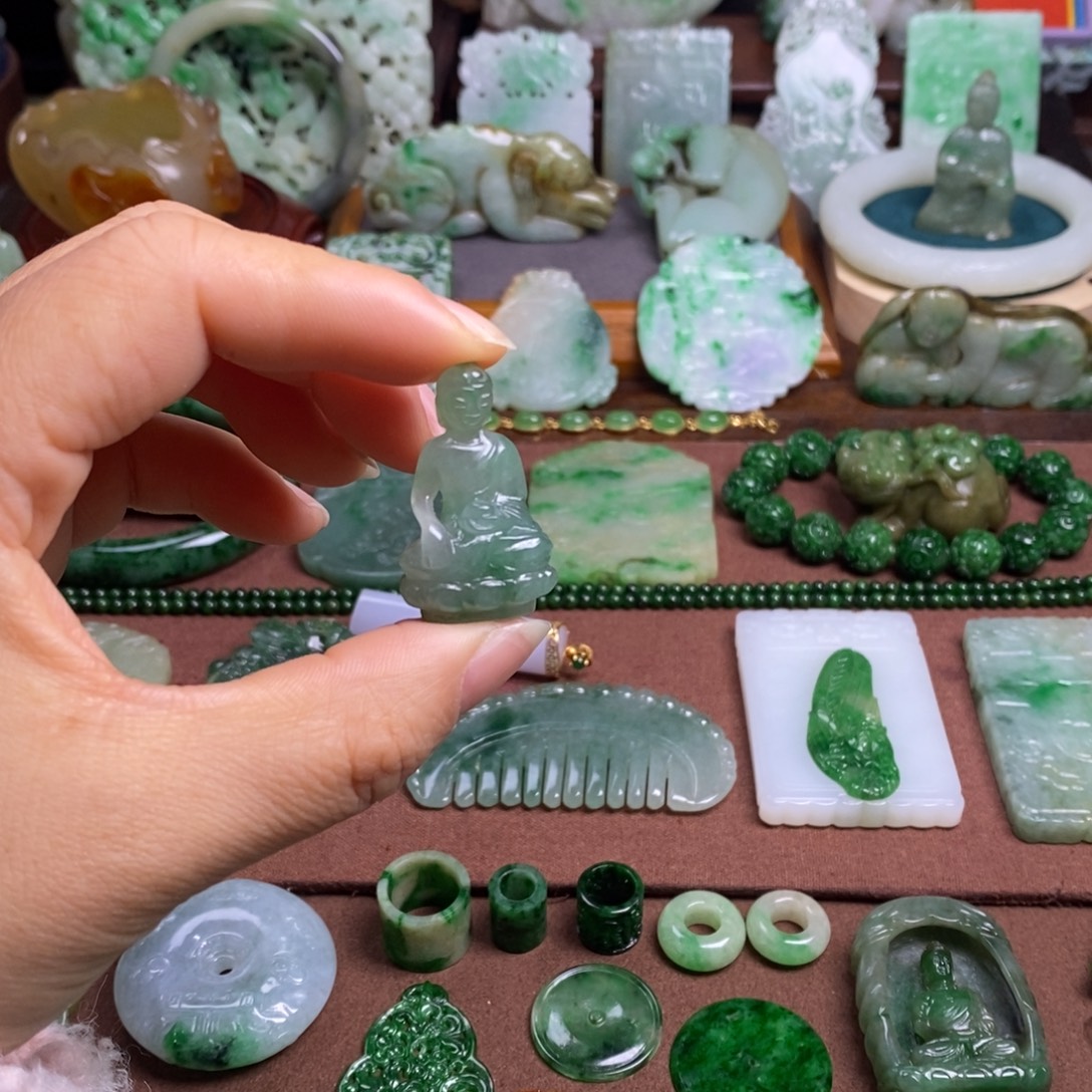 游***戈翡翠未镶嵌挂件111111111111