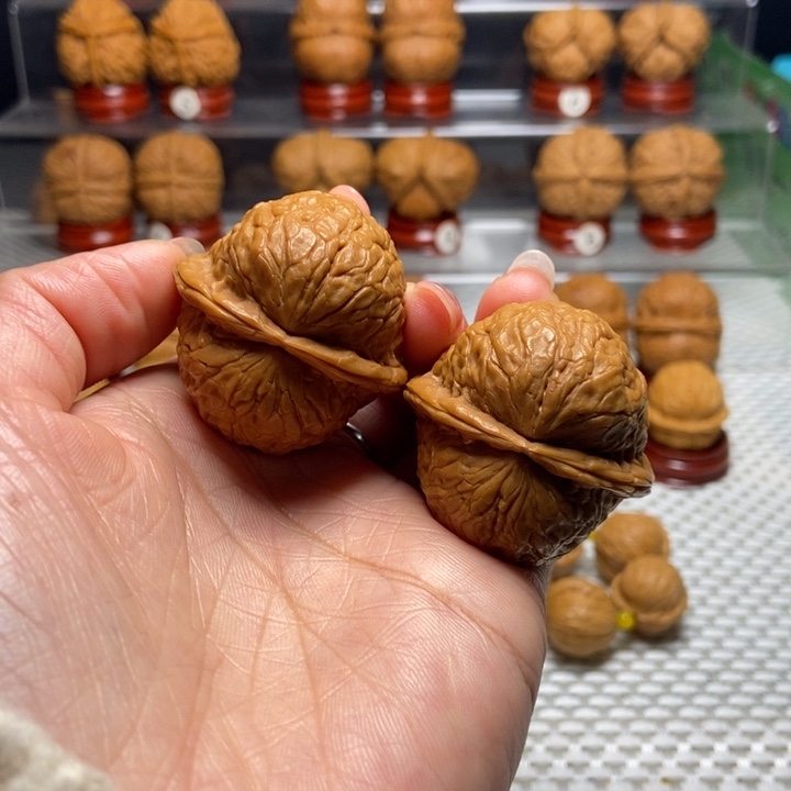 把件文玩核桃6太阳系元宝