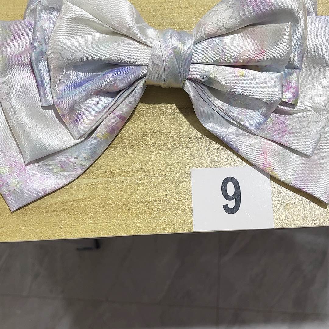 皮质铁合金蝴蝶结发夹