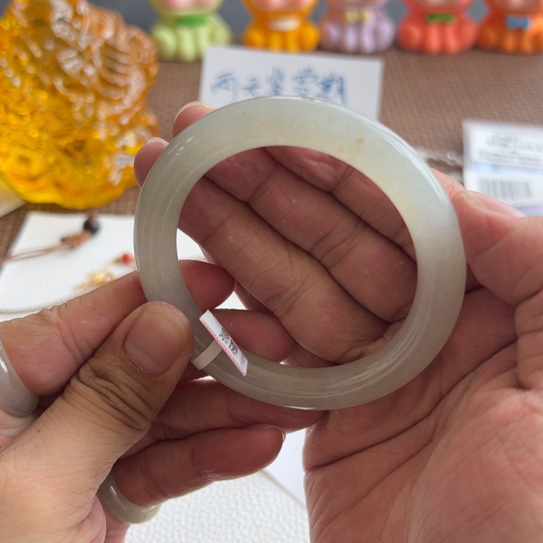 翡翠未镶嵌手镯7号 55.2