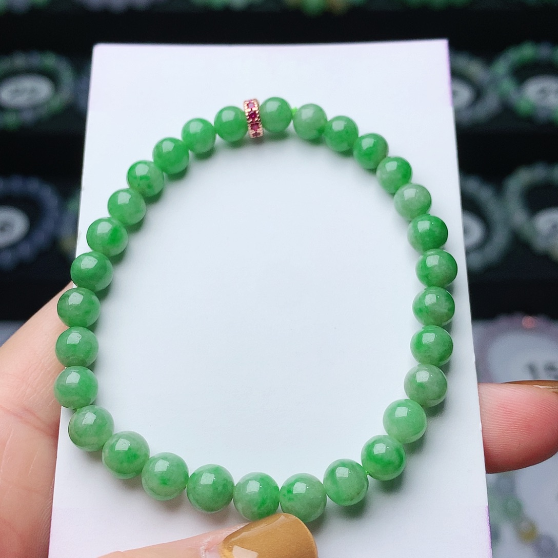 翡翠手链未镶嵌翡翠
