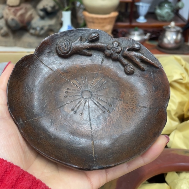 竹中古工艺品摆件