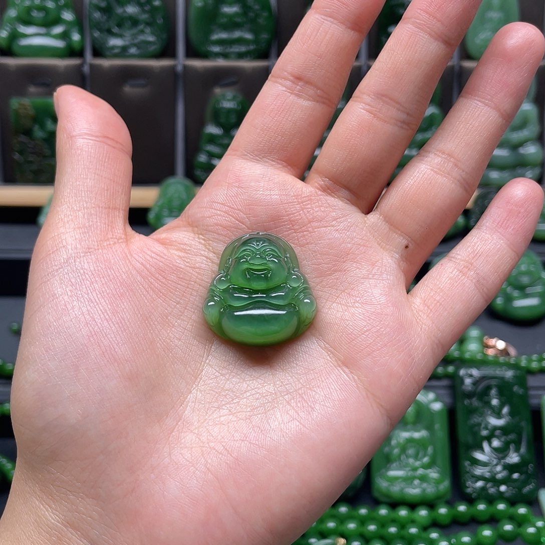 和田玉吊坠未镶嵌柠****?