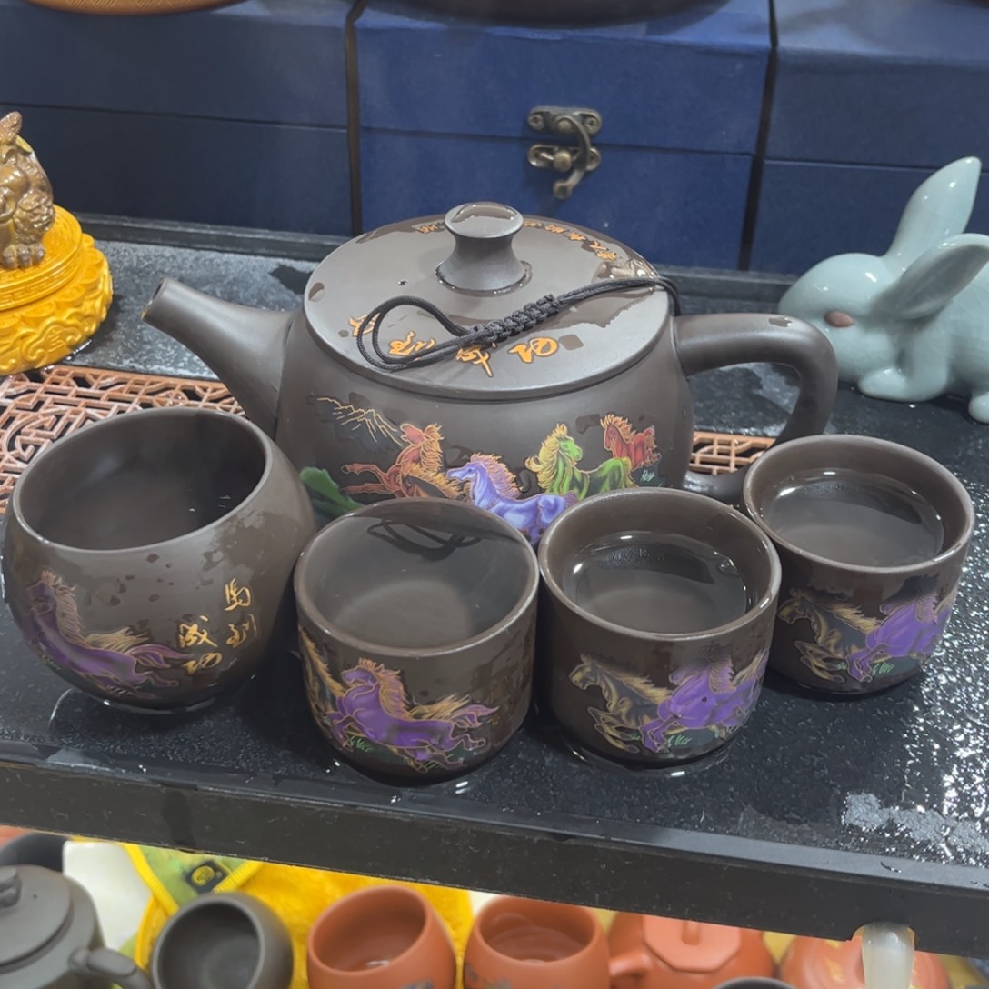 紫砂茶杯紫砂壶一壶4杯