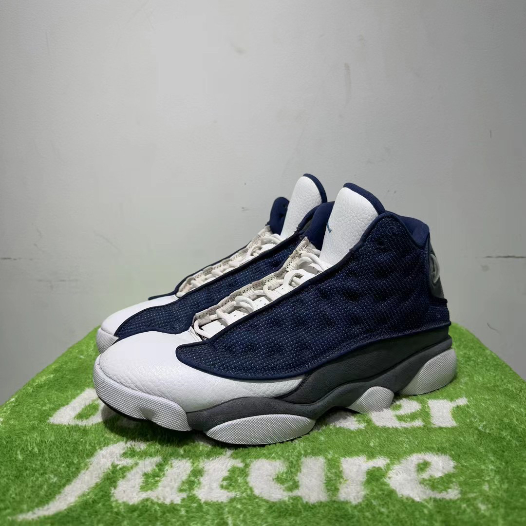 95新 AIR JORDAN 43码 aj13 白蓝编织 499秒杀