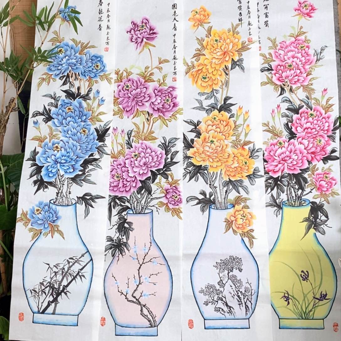 国画高****草国画作品展览等活动的展览活动的举办